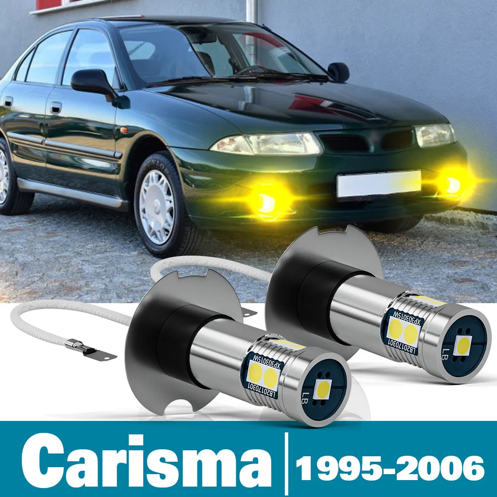 2pcs LED Fog Light For Mitsubishi Carisma Accessories 1995-2006 1996 1997 1998 1999 2000 2001 2002 2003 2004 2005