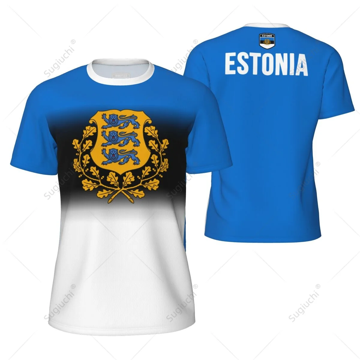 

Спортивная сетчатая футболка с флагом Эстонии для бега, велоспорта, футбола, тенниса, фитнеса, с 3D-печатью, на заказ