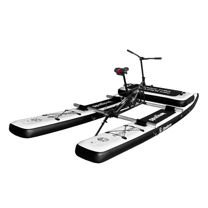 Cycle Bicycle on Water Inflatable Floating Water Bike Pedal Boats Drop Stitch Material Water Games