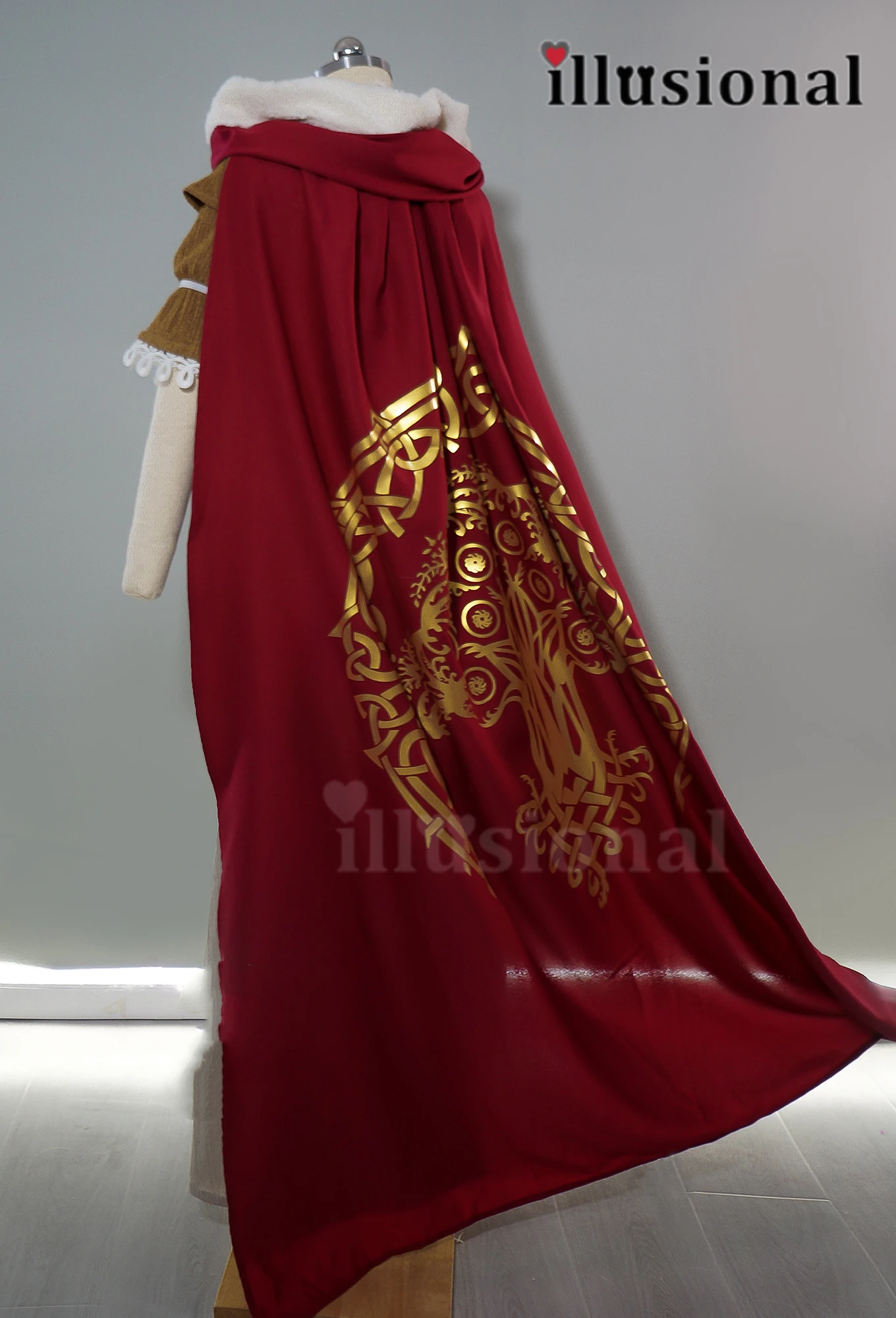 Illumail-Costume de Cosplay Maleniaa M, Taille Personnalisée, Jeu d'Halloween, Robe 550