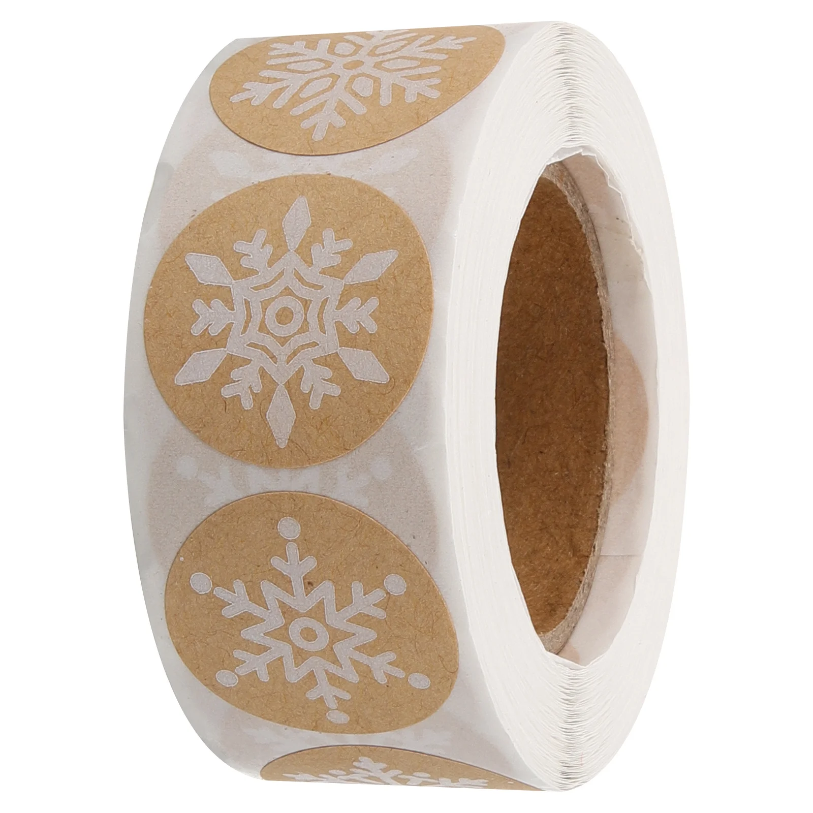 

500Pcs Christmas Snowflake Sealing Stickers Self-Adhesive Candy Packaging Xmas Gift Labels Snowflake Decals
