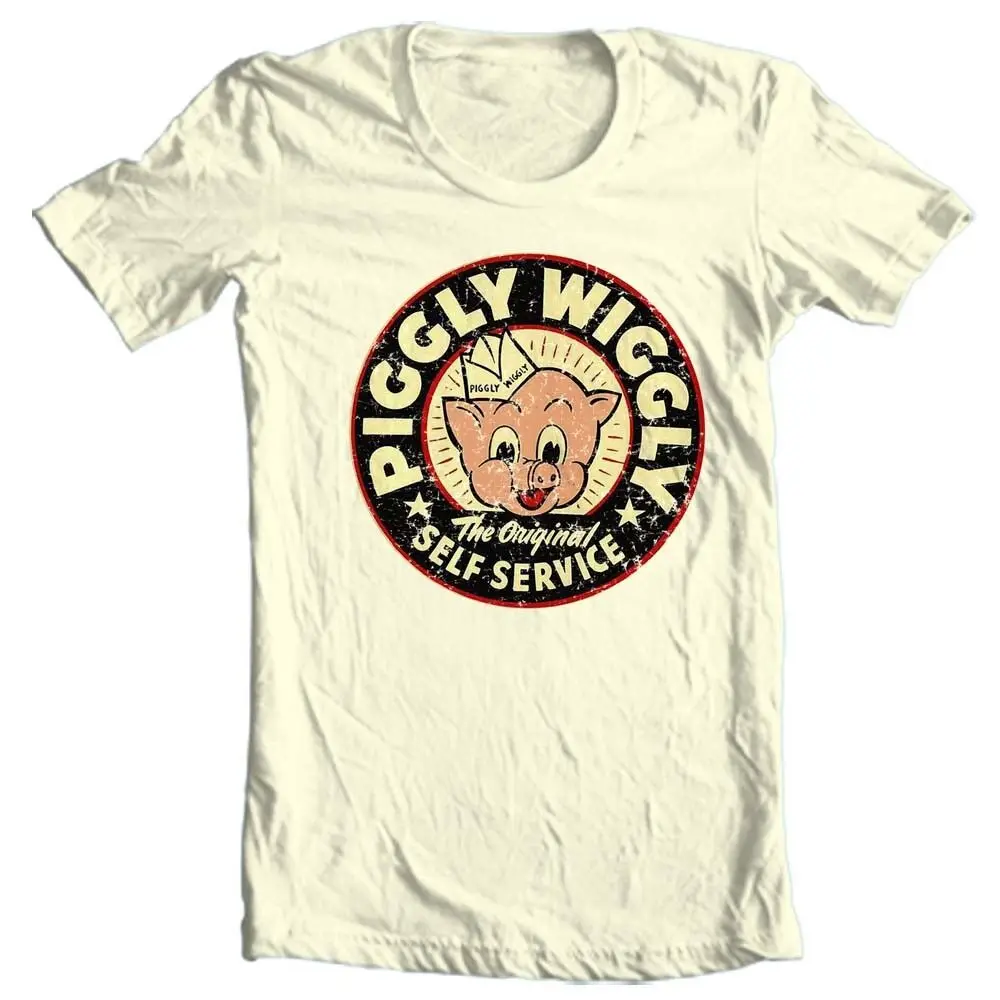 Piggly Wiggly Self Service T Shirt nostalgic adult classic fit graphic tee