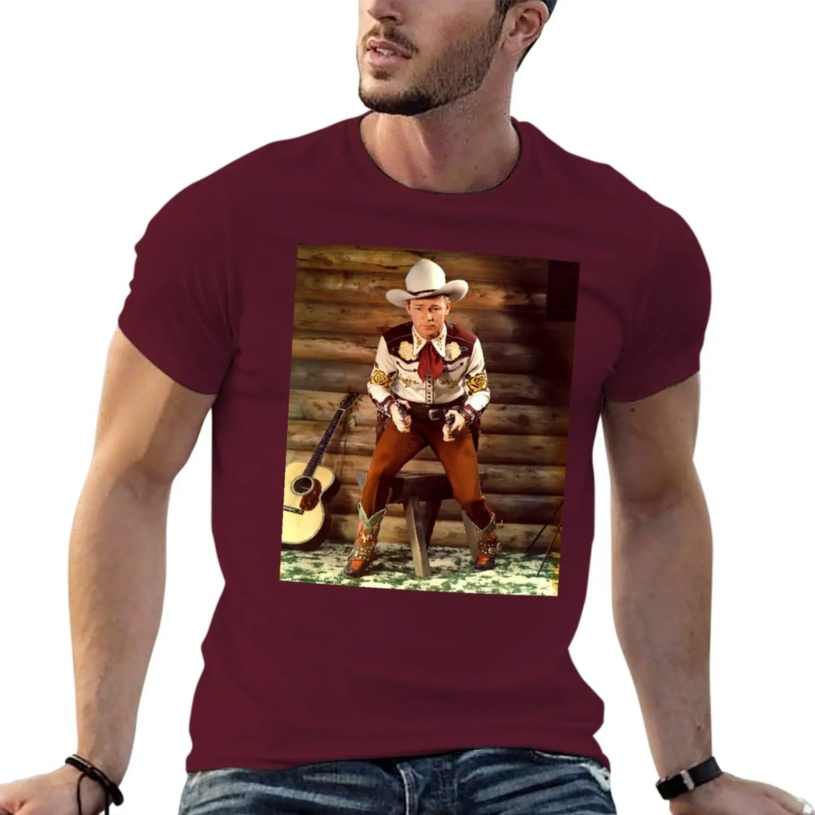 

New Roy Rogers flik T-Shirt anime t-shirts man sweat shirts hippie clothes clothes for men