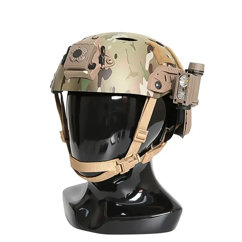 FMA Helmet Light Rattlesnake Compact II Hand Free Light Optional Tactical NVG Helmet Rail Mount TB1474