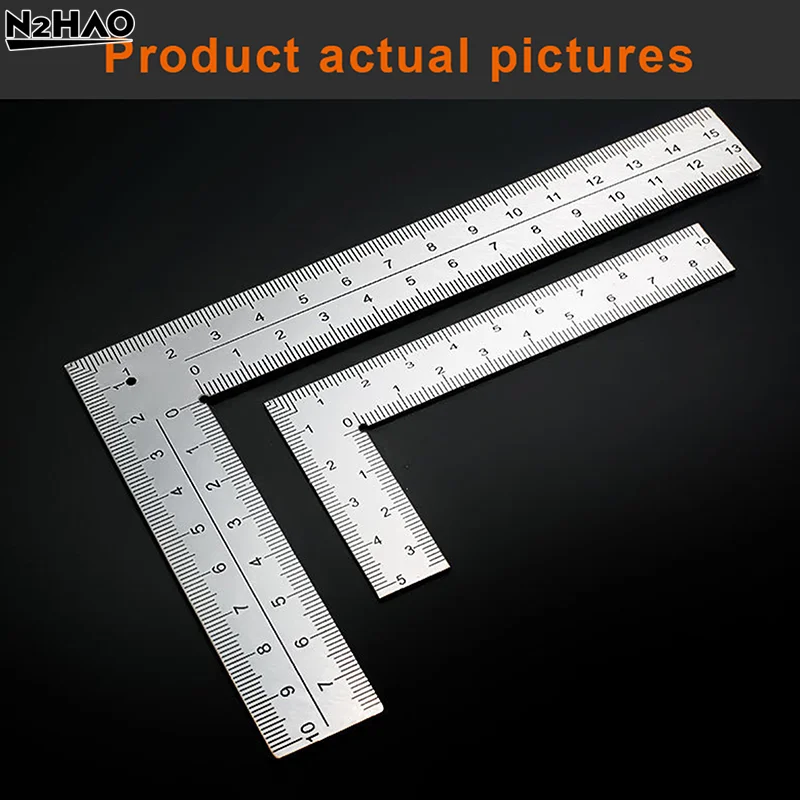 L Square Ruler Mini Framing Ruler Measuring Layout Tool Stainless Square Right Angle Ruler Precision For Building Framing Gauges
