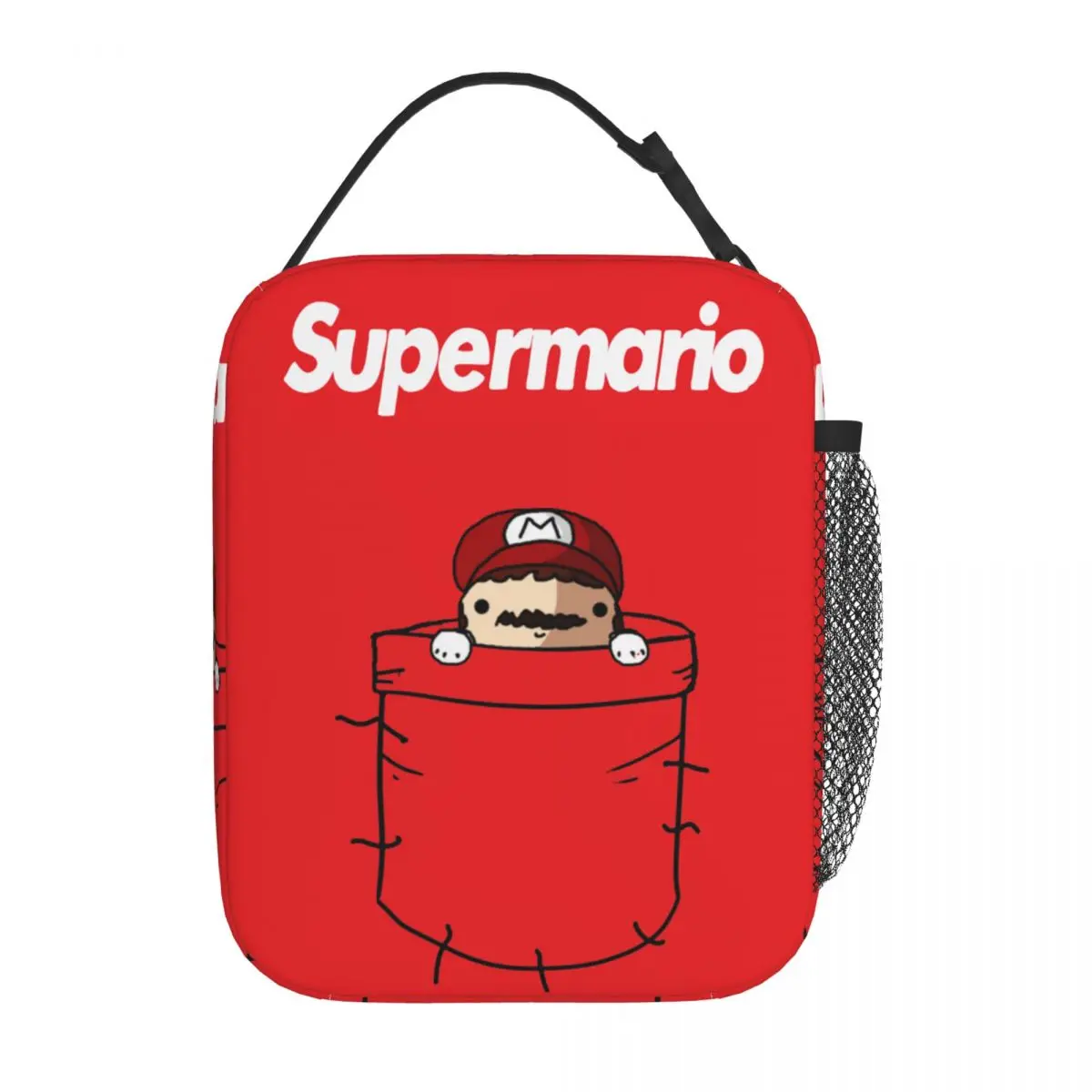 Super M-Marios Insulated Lunch Bag Thermal Bag  Meal Container Large Lunch Box Tote for Men Women Office Travel