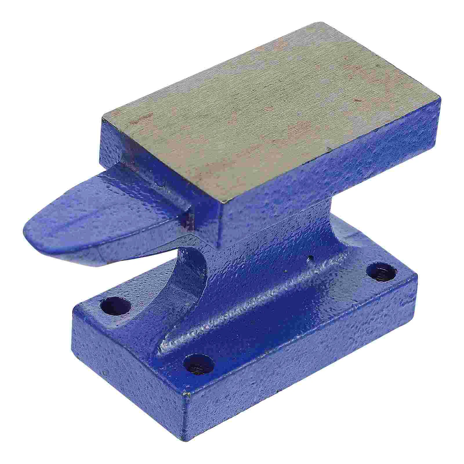 Workbench Pad Iron Steel Block for Jewelry Making Beating Tool