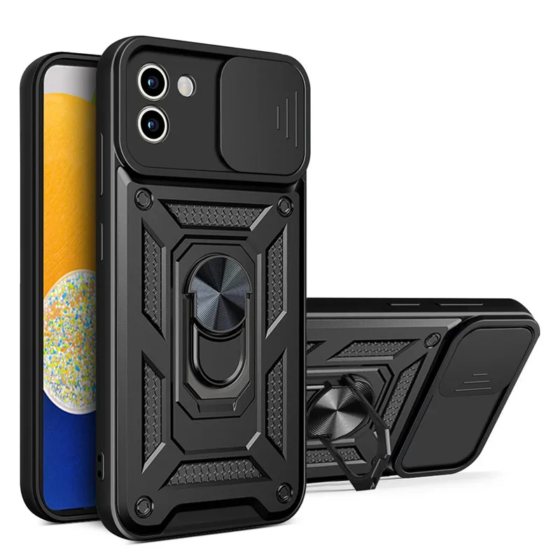 

Samsung A33 Core Cover For Galaxy A33 Core Case Armor Ring Funda For Samsung A53 A33 A73 Lens Protection Bumper