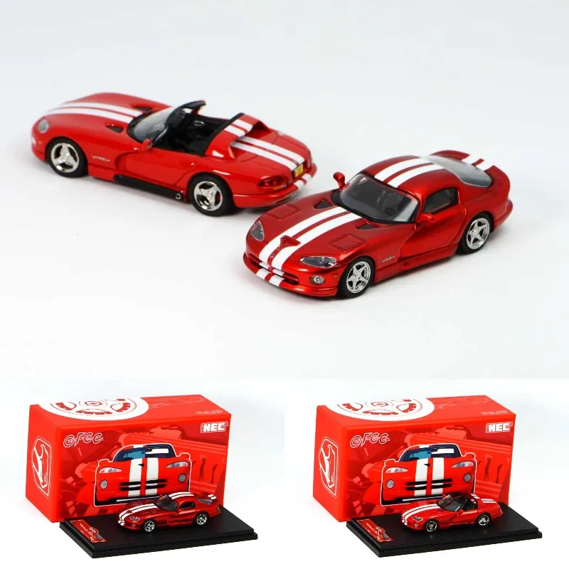 

GFCC 1:64 DODGE Viper Coupe Roadster 1993 die-cast alloy car model, Boys' holiday gift toy, adult collectible ornament.
