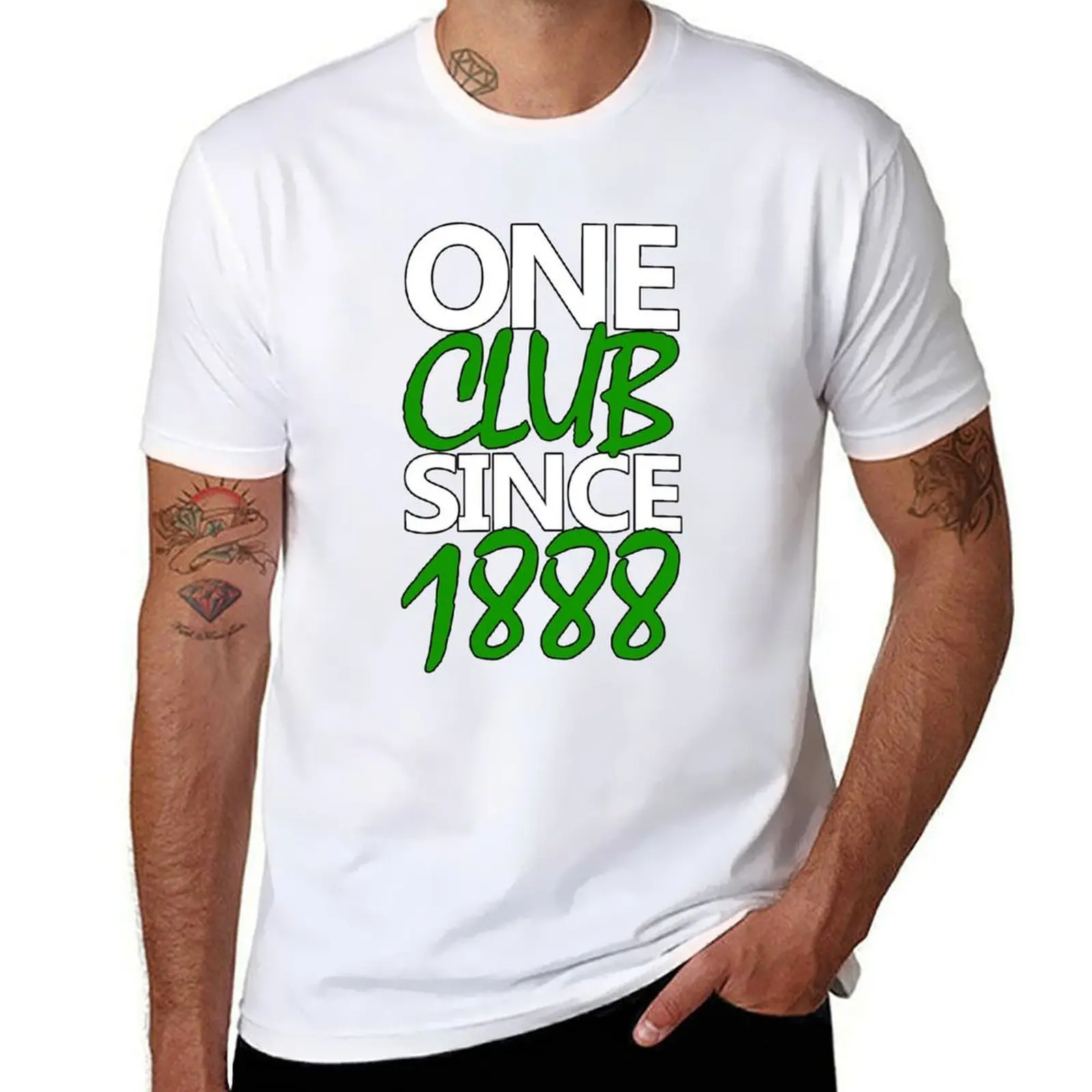 

One Club Since 1888 Celts Top T-Shirt anime t shirts oversize t shirts cotton 100% T-Shirt