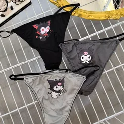 Kawaii Kuromi Women Underwear Panties Fashion Y2k Ladies Ice Silk Soft Sexy Anime Printed Briefs Female Soft Lingerie Gifts