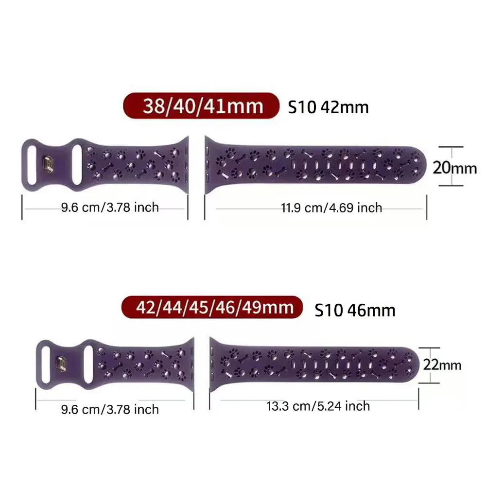 سوار لساعة أبل 49 ملم 45 ملم 41 ملم 44 ملم 40 ملم 42 ملم 46 ملم سيليكون مريح باند iWatch Ultra Series 9 10 5 SE 6 7 84 #3