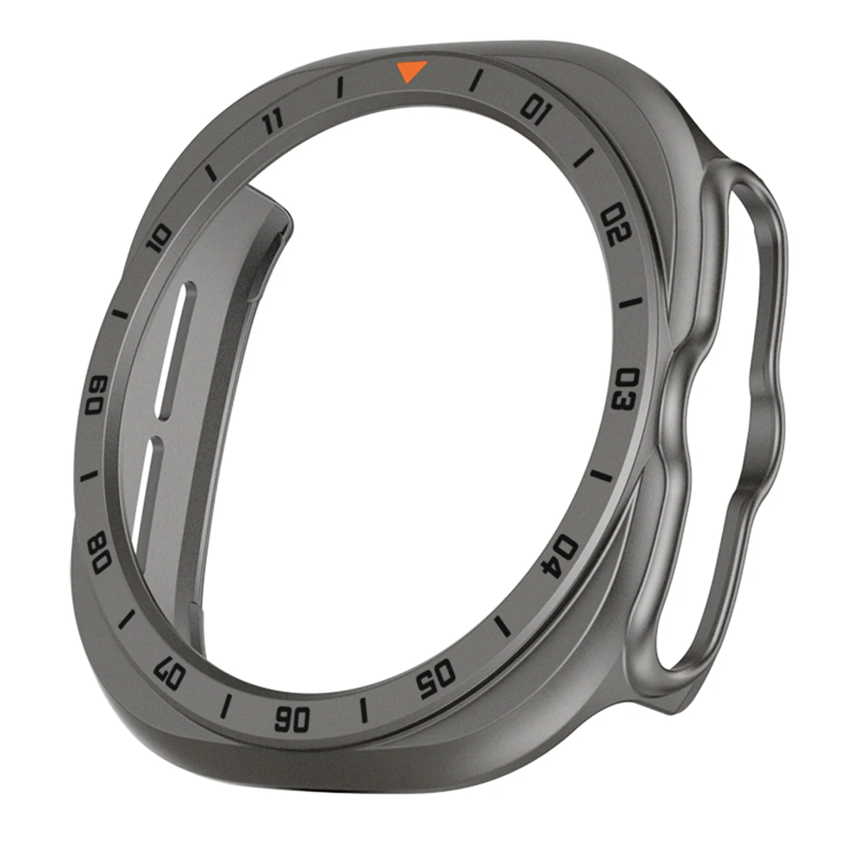 Schutzhülle aus gehärtetem Glas für Samsung Galaxy Watch Ultra 2 47mm, Robuster Stoßfänger-Rahmen für Galaxy Ultra 2 Schutzgehäuse