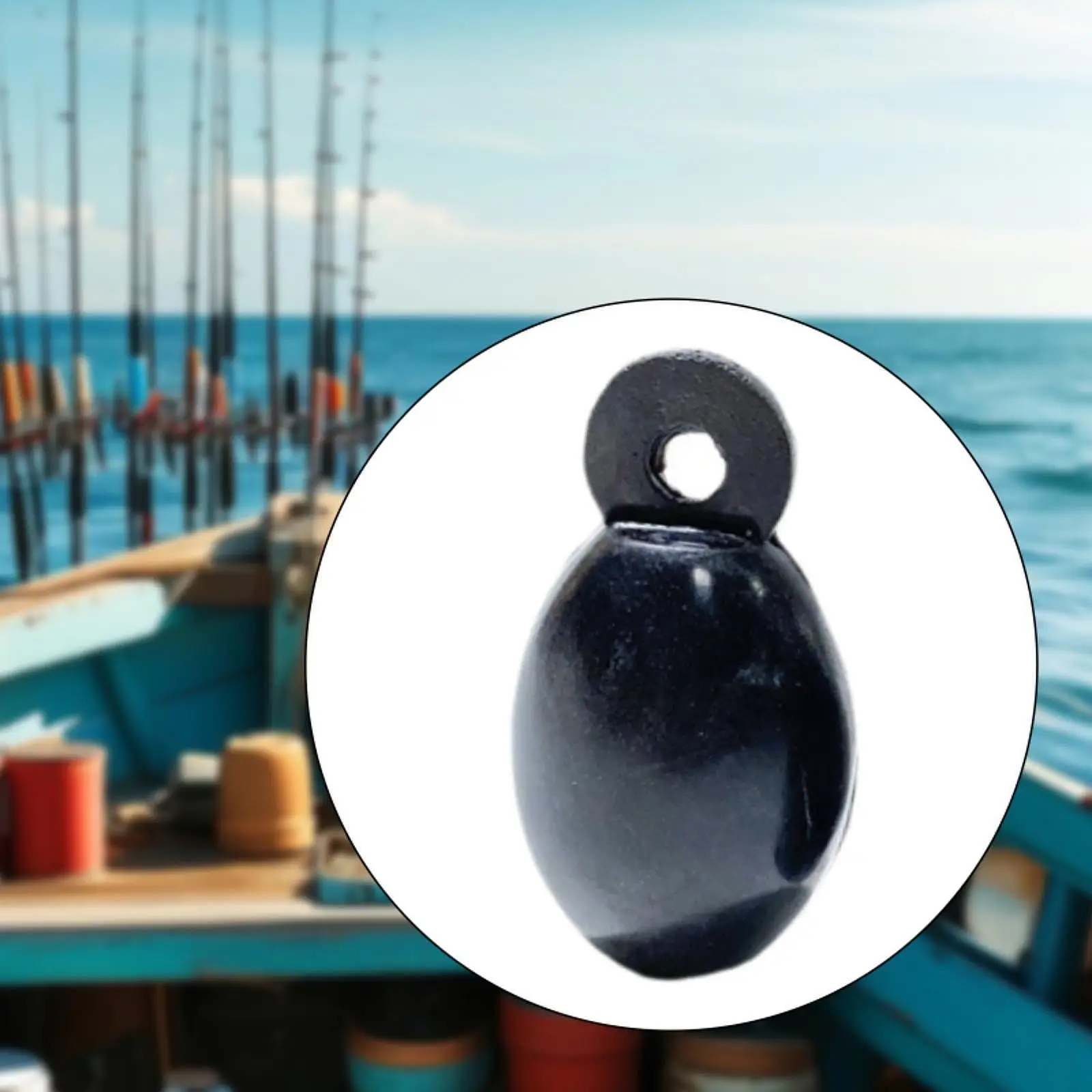 

Ball Launch Ball Compact Compact Weight of The Elliptical Buoy of The Elliptical Boat for The String of Canoeing, Kayak