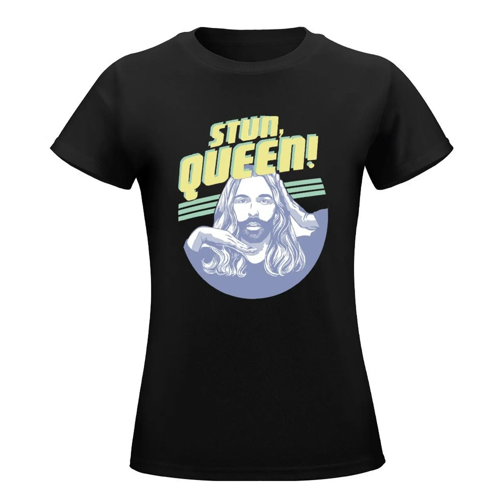jvn T-Shirt summer tops vintage clothes hippie clothes oversized t shirts for Women image 2