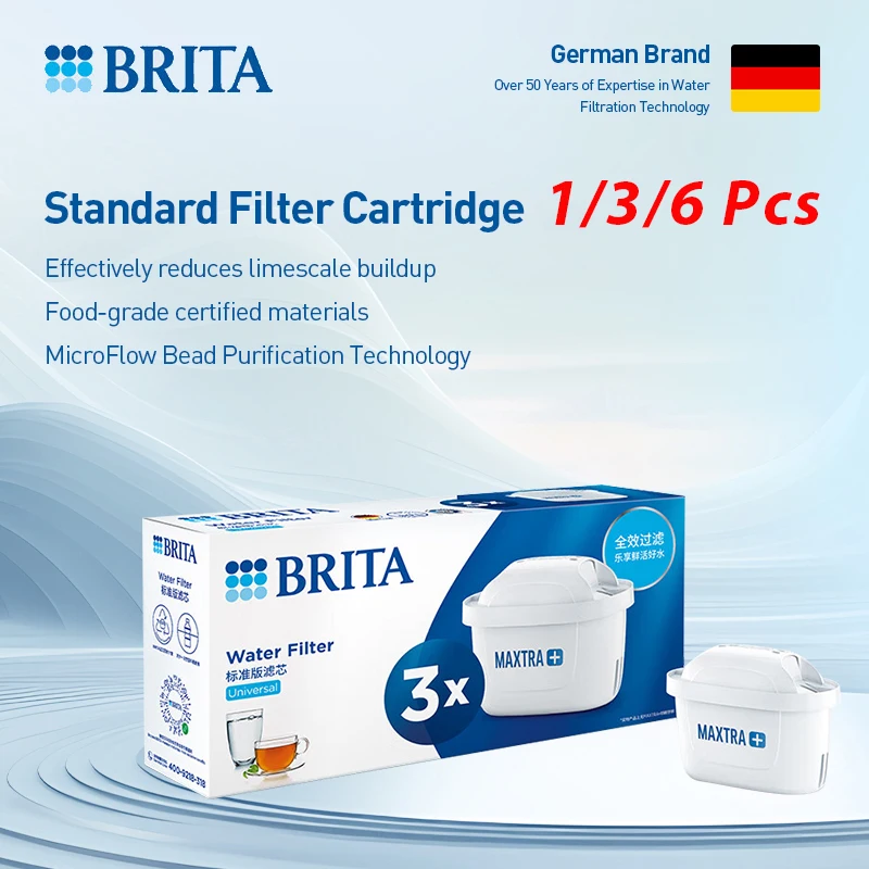 1/3/6 Pcs For Brita Maxtra Water Filters Cartridge Purify Kettle Activate Carbon Water Filter for kettles and water purifiers