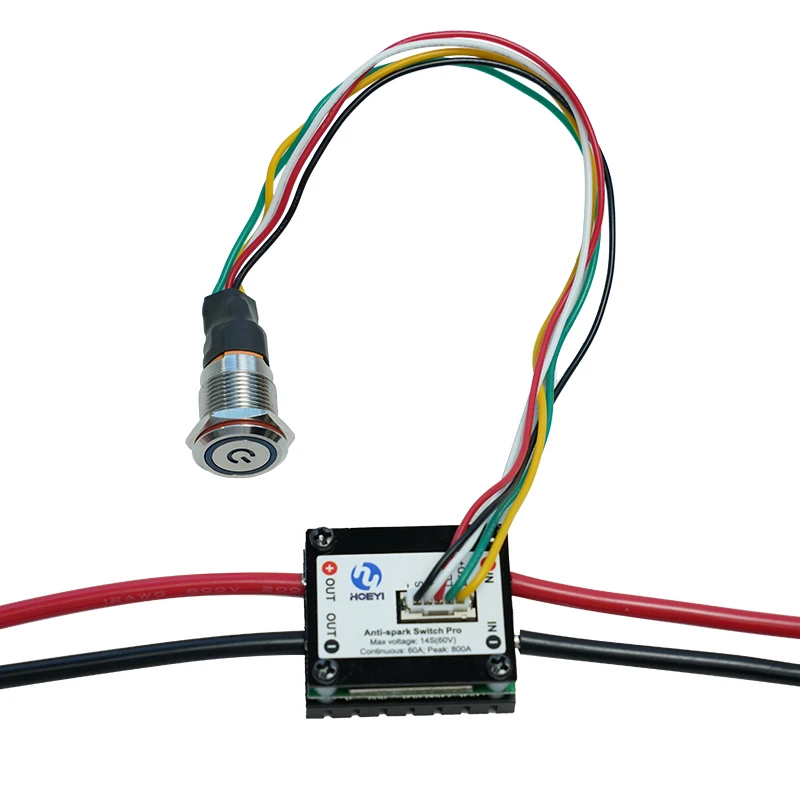 HOEYI Antispark Switch Pro V3.0 60A Contact Protector for EBike / Robots/  Skateboard /Scooter/