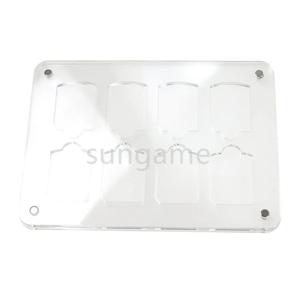 5pcs Transparent Game Card Case for PSV 1000 2000 Universal Protective Shockproof Acrylic Games Storage Box Holder