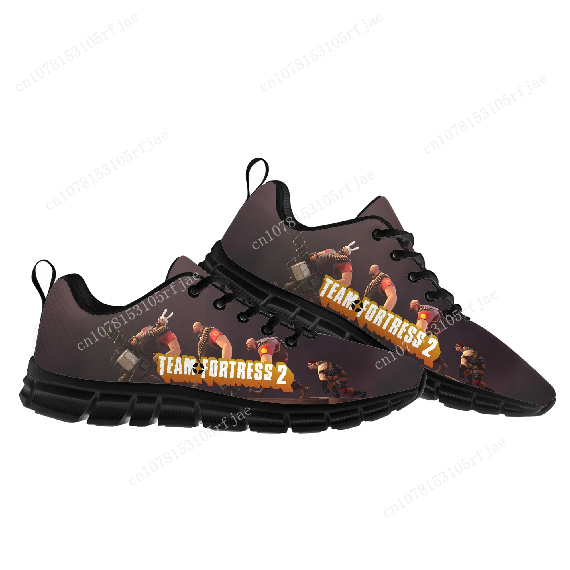 Team Fortress 2 Sports Shoes Cartoon Game Mens Womens Teenager Children Sneakers Fashion High Quality Sneaker Custom Built Shoes