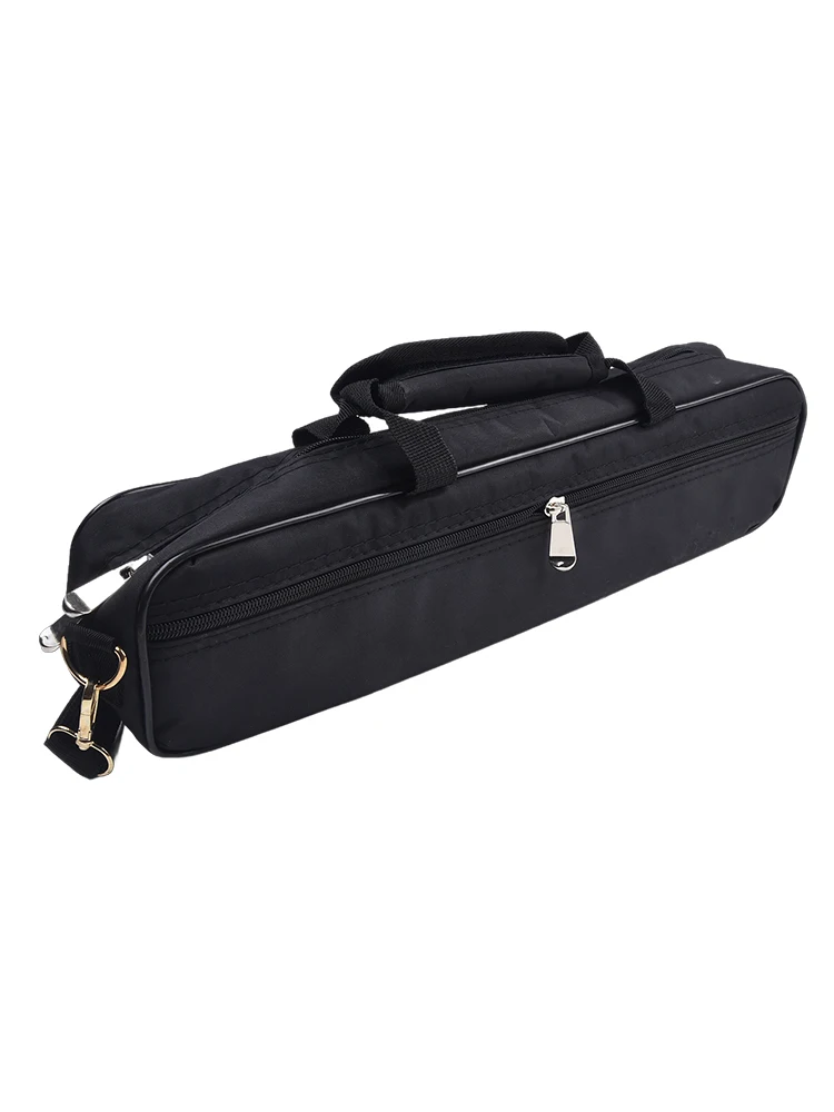 Bag Flute Case Oxford Cloth 46 5 13 5 11 5cm Black Liftable And Carryable Design With A Thickened Sponge Liner