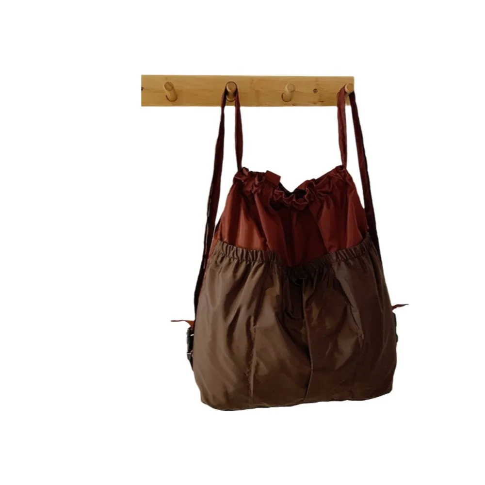 

Large Capacity Foldable Backpack Waterproof Reusable Grocery Handbag Eco-Friendly Multi-functional Travel Drawstring Bag