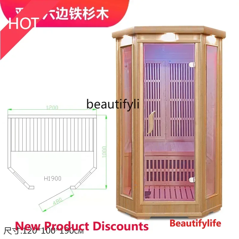 

E46 Household sauna, steam room machine, sweat box, sweat machine polygon