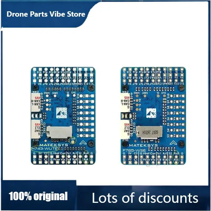 

FySystem H743-WLITE Flight Controller Built-In OSD Blackbox 2-6S LiPo 90A For FPV Fixed Wing Drone F765-WSE Upgrade RC