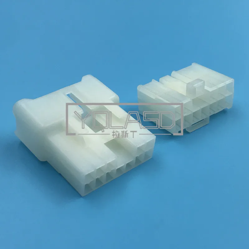 Conector de cablagem de carro, Tomada elétrica com terminais, 1 conjunto, 12 vias, 7122-1210, 7123-1210