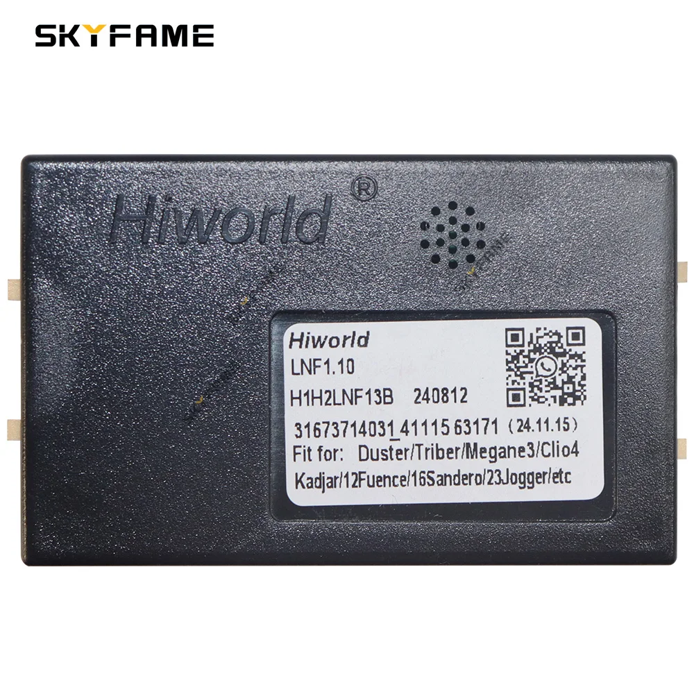 Skyfame adaptador de cablagem de carro, 16 pinos, caixa canbus, decodificador para renault megane 3 koleos fluence lnf1.10 lnf1.11 g-renault-rz-57