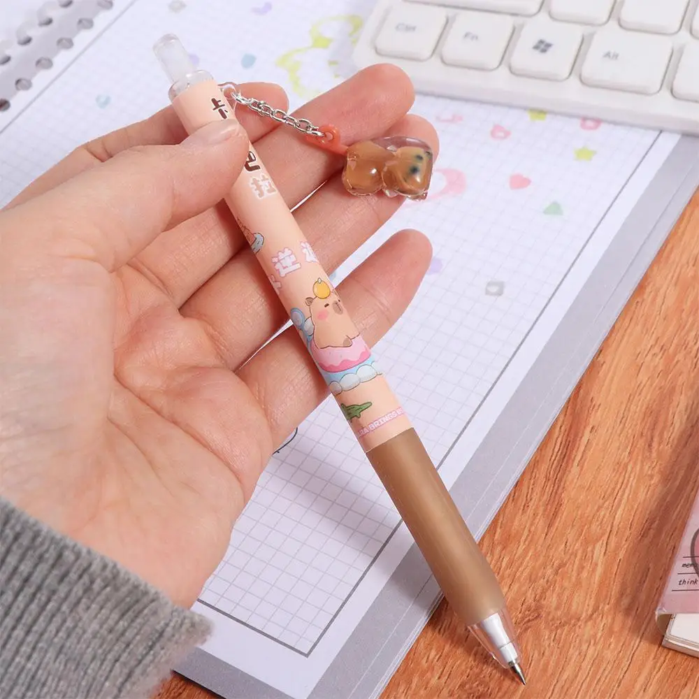 

Kawaii Capybara Mechanical Pencil Cute Animal Pendant Automatic Pencil Drawing Writing Aesthetic 0.5mm Propelling Pencil Office