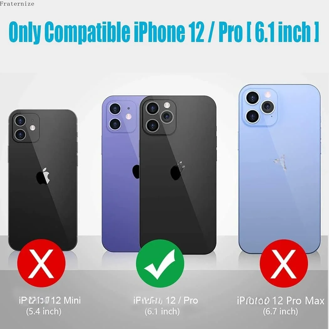 Battery Case for iPhone 12/12 Pro 7000mAh Ultra Thin Portable Smart Charging Case Rechargeable Extended Battery Charger Case