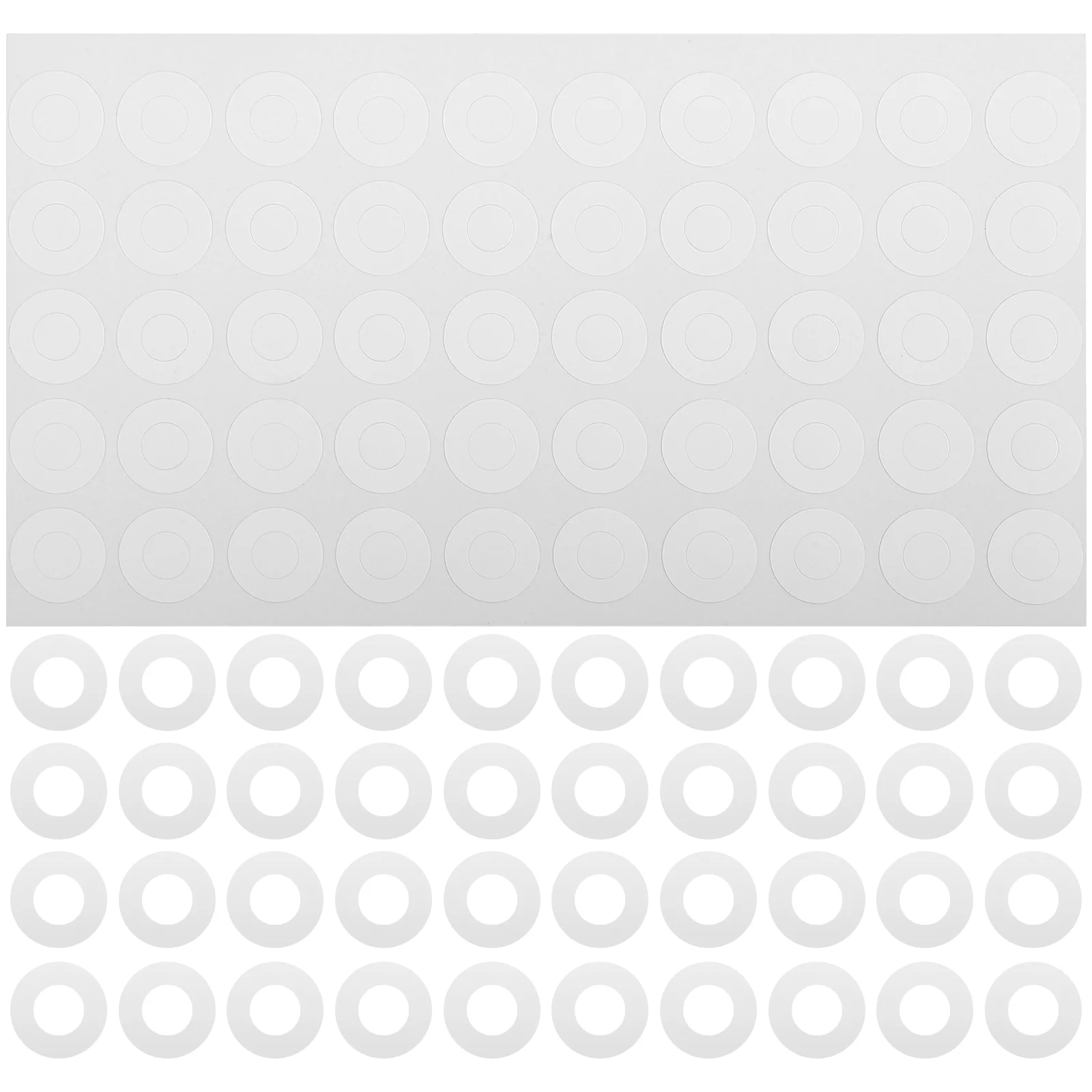 2000 Pcs Book Reinforcement Label Binder Ring Labels Hole Sticker Stickers Round Copper Plate Punch