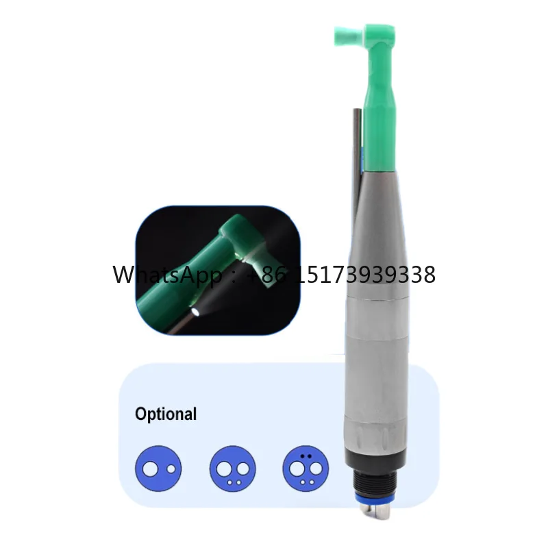 Air Motor With Led Light Angle Brush Low Speed Handpiece Tool