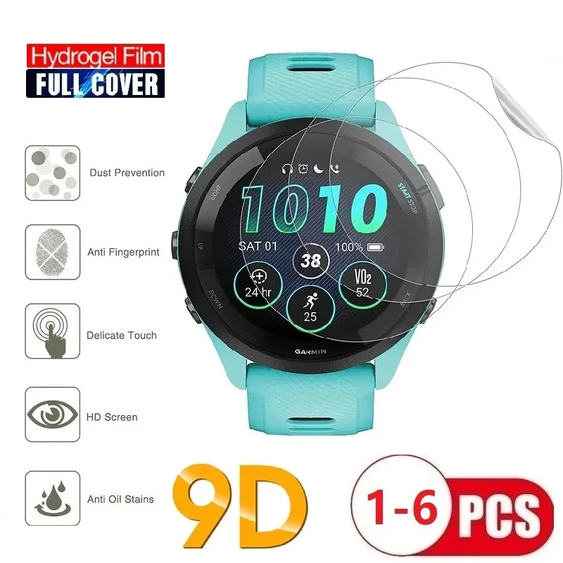 Smart Watch Soft Film For Garmin Forerunner 45 55 168 245 M 745 945 955 965 735 XT Screen Protector Protective Watch Screen Film