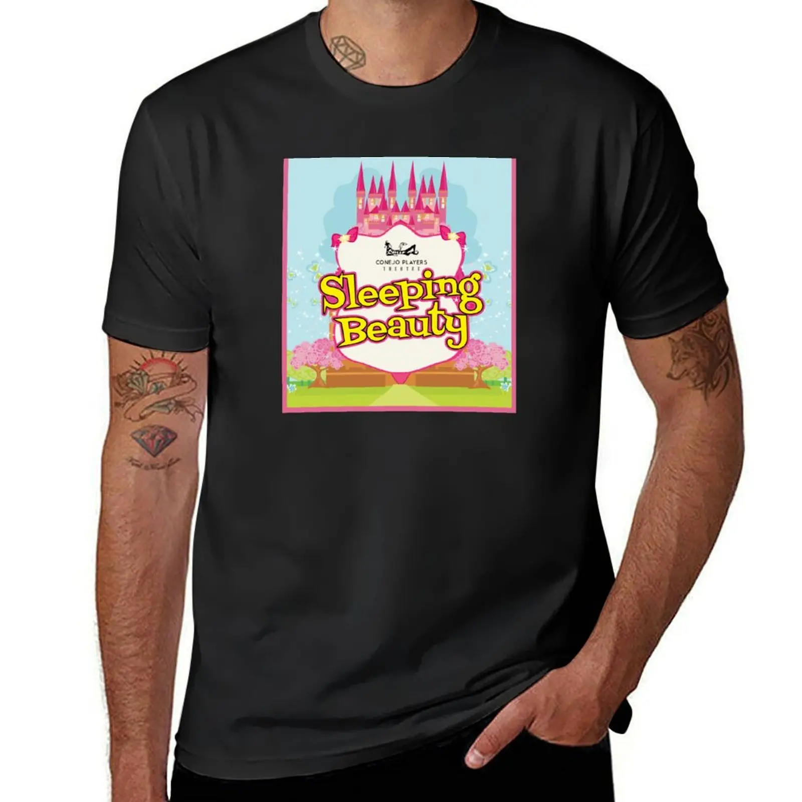 

Sleeping Beauty at Conejo Players T-Shirt Aesthetic clothing oversizeds blacks t shirts for men cotton