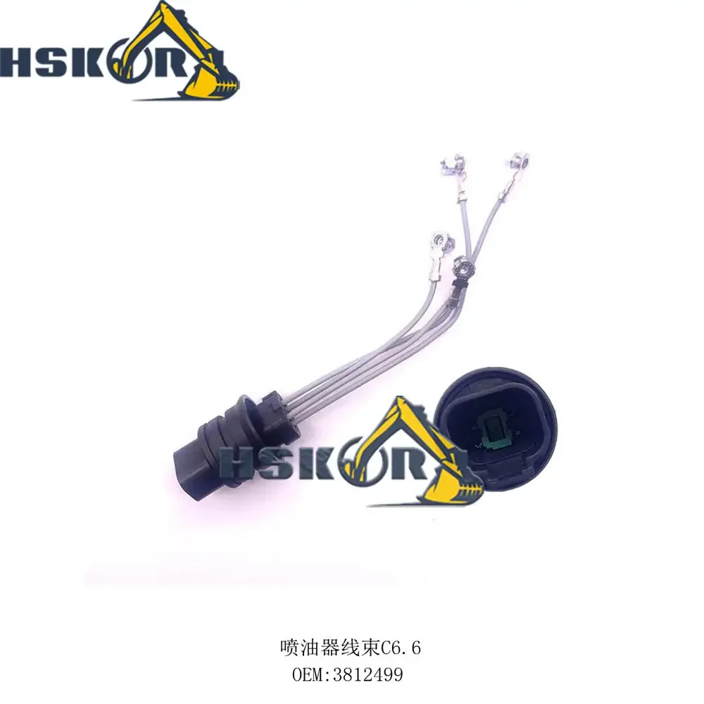 

Excavator engine parts injector wiring harness C6.6 3812499 wire harness 381-2499 For E325D