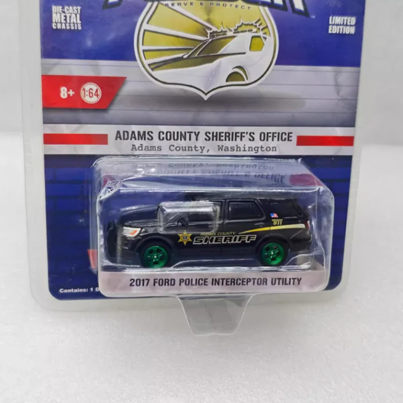 

Greenlight 1:64 Scale 2017 POLICE INTERCEPTOR UTILITY Green Machine Alloy Simulation Car Model Static Collection Souvenir Gift
