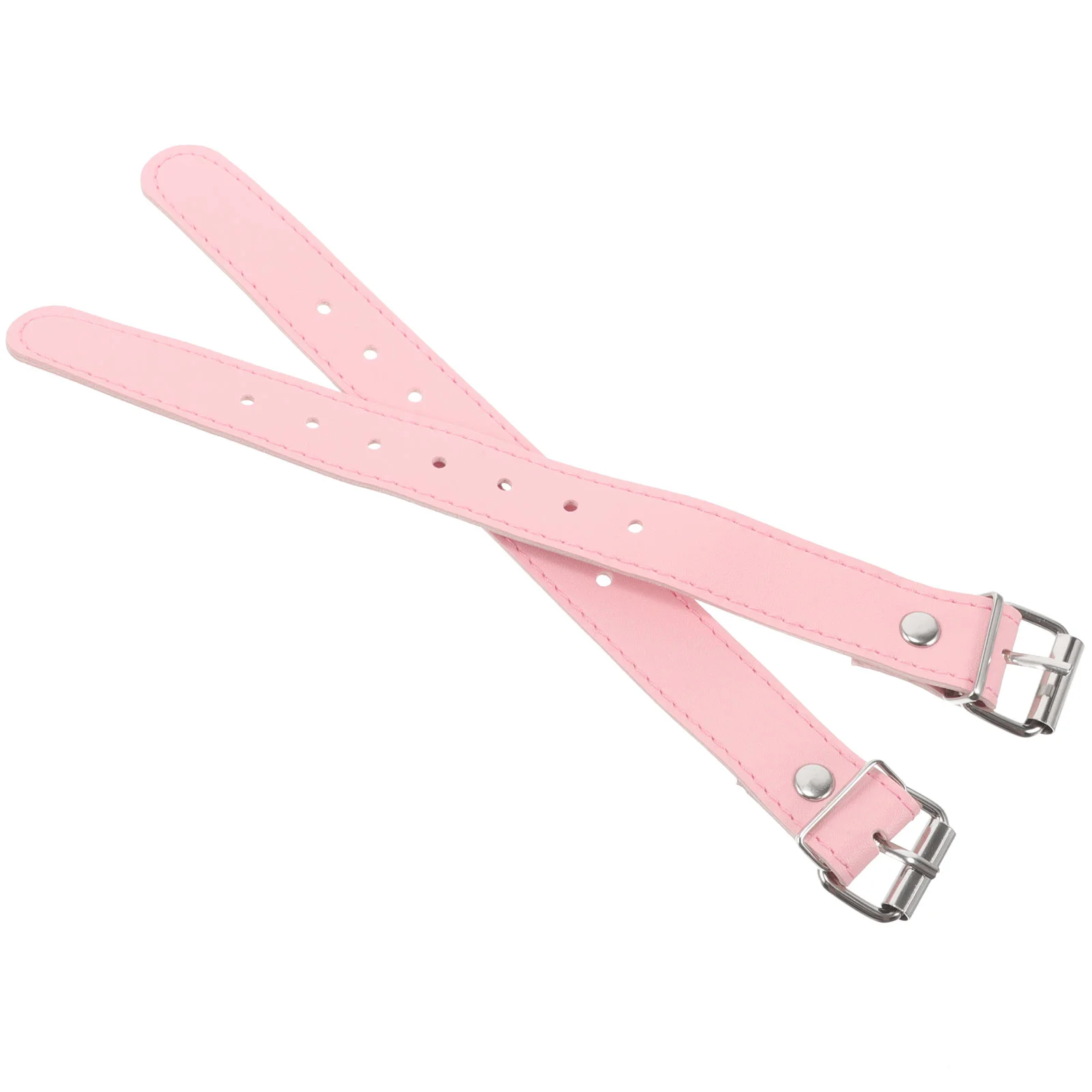 

Belt Bicycle Basket Hardware Accessories Buckle Colorful Children's (pink Pair) Bike Straps Detachable for