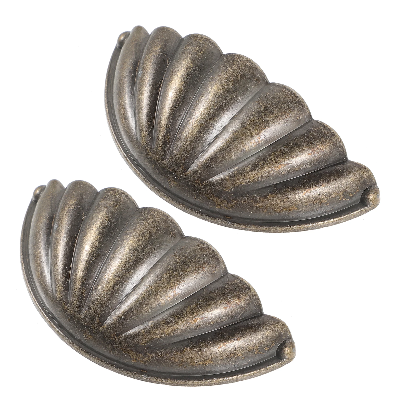 

2pcs Retro Cabinet Handle Vintage Door Knobs Zinc Alloy Easy Install Dresser Pulls Kitchen Closet Furniture Accessories