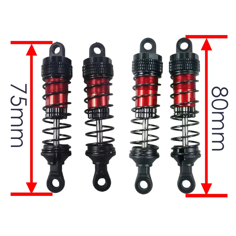 Wltoys 144001 144002 144010 124007 124008 124016 124018 124019 Metal Shock Absorber Oil Damper RC Car Upgrade Parts Accessories