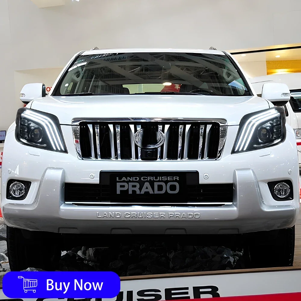 

For Toyota Prado 2010-2013 Car Front lamps Assembly LED Auto Headlight Upgraded New Maybach design Turn Signal Light Accessories