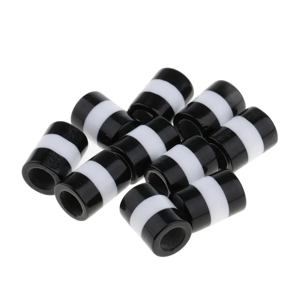 

0Pcs Resin Plastic Striped Hair Braid Beads Bead Cuff Clip Hair Braiding Rings