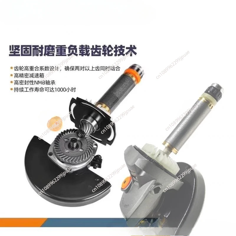 Heavy Duty 220V AC Brushless Angle Grinder for Tile Stone Cutting