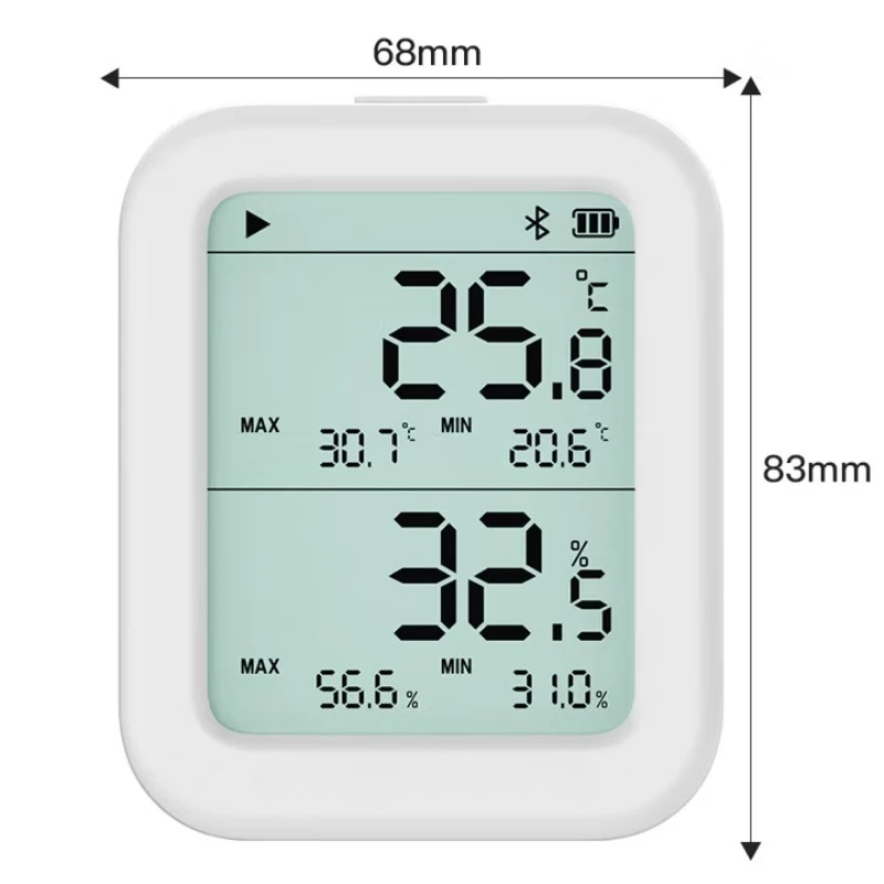 Bluetooth temperature and humidity recorder, cold chain pharmacy warehouse, industrial workshop, laboratory high-precision