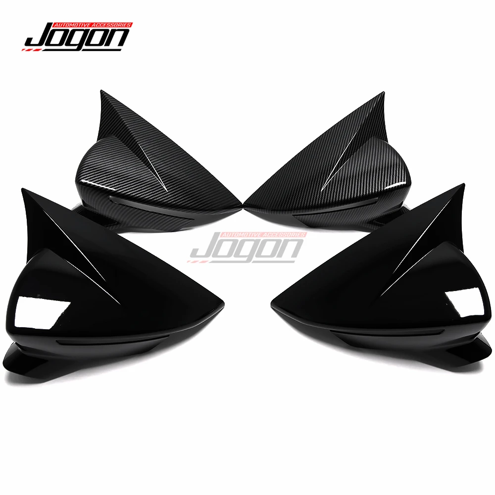 Carbon Fiber Look Rear Mirror Caps Rearview Mirror Cover For Seat Leon MK3 2013-2019 Ibiza MK5 Arona KJ7 2017-2020