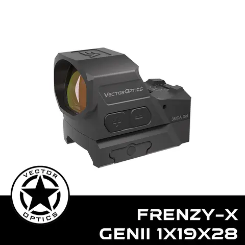 Vector Optics Frenzy-X 1x19x28 GenII Pistol Red Dot Sight Made of 7075-T6 Aluminum Alloy With Motion Sensor&Battery Side Load