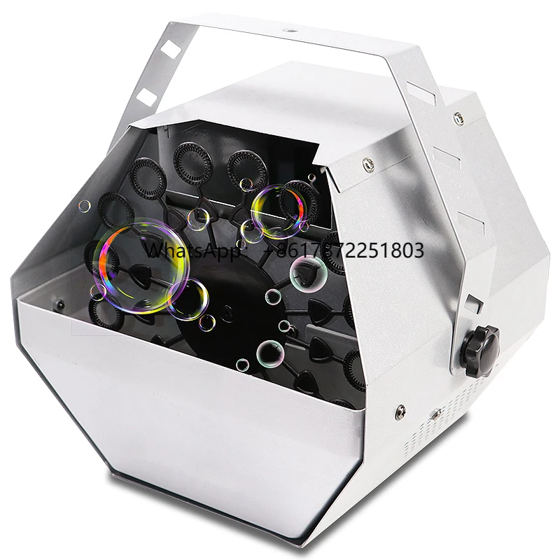 

SHTX Wholesale Price Portable Automatic Bubble Machine with RGB Lights Mini Bubble for Kids Party Weddings Stages Effect Bubble