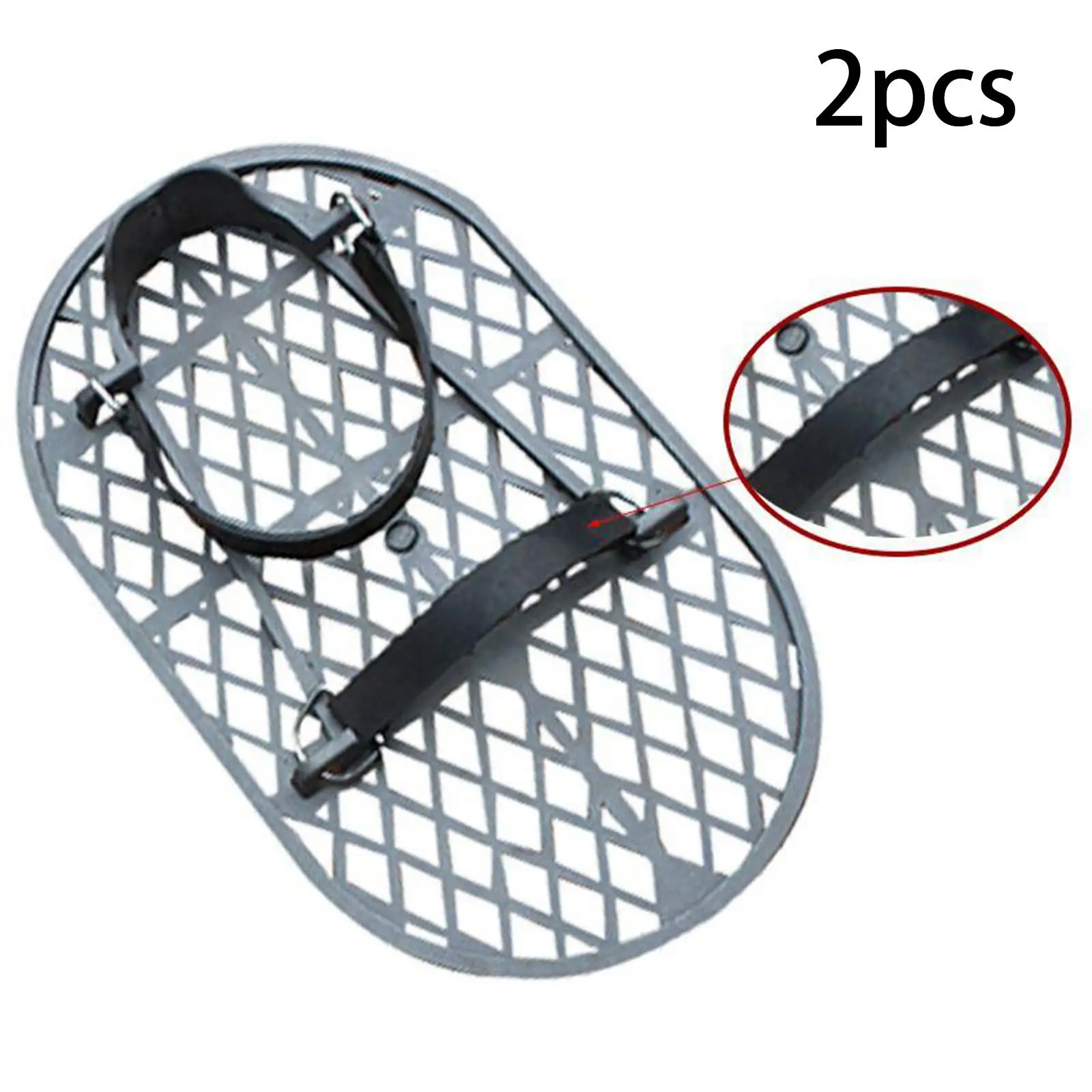 1 زوج الاسمنت مجرفة الأحذية خطاف معدني إغلاق 12.6x7.8 بوصة المضادة للانزلاق ل