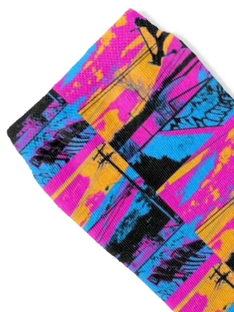 Let's Fly! - Stunt Scooter Socks designer fashionable compression floral Socks Male Women's