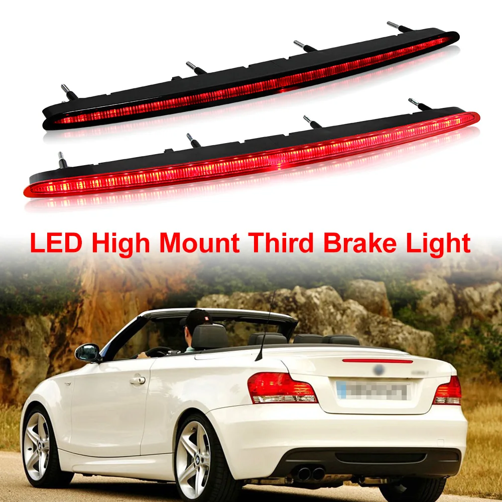 LED-Dritte Bremsleuchte 12 V für BMW 1er M 128i 135i 2008–2013 E82 E87 E88 Hochmontierte Signallampe 63257164978 – Detail 1